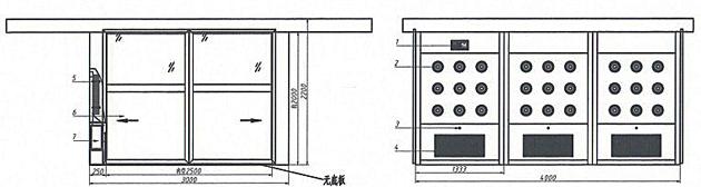 自動(dòng)感應(yīng)平移門(mén)貨淋室方案圖欣賞